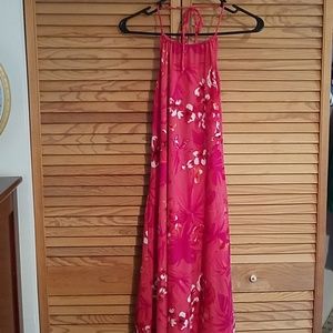 Xhilaratio floral halter summer dress